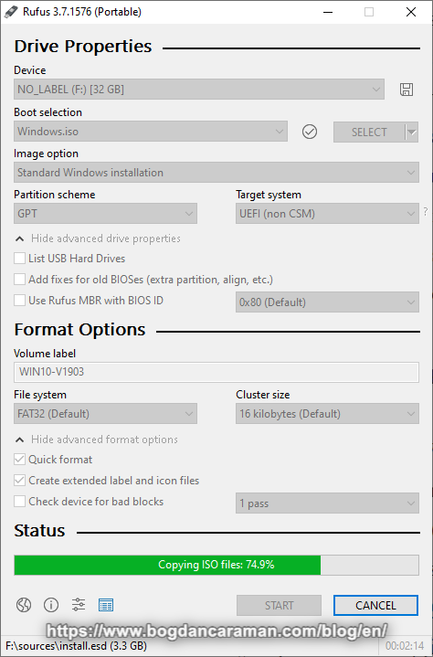 Rufus - Create bootable USB drives the easy way