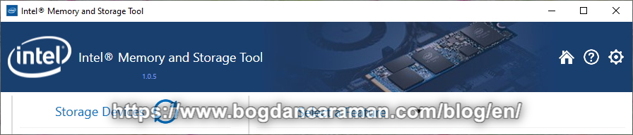 Intel Memory and Storage Tool (GUI)